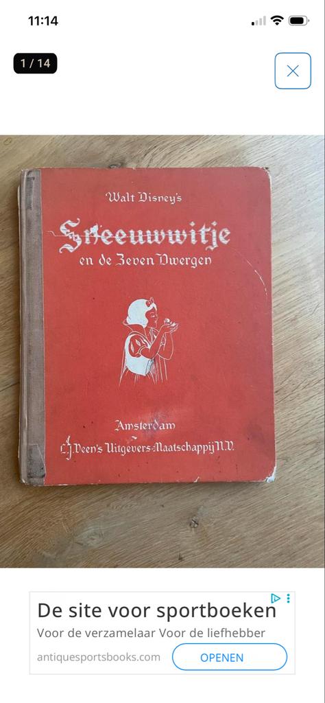 Uniek, nostalgisch sprookjesboek - Zeer oud exemplaar, Boeken, Ophalen of Verzenden, Gelezen