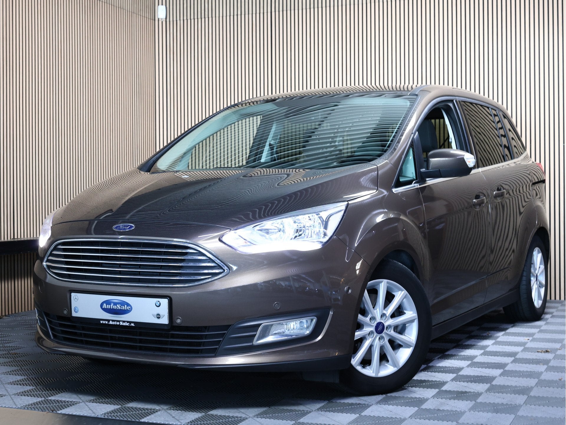 Ford C-MAX 1.5 Titanium AUTOMAAT NAVI STOELVW KEYLS PDC CRUI, 4 cilinders, Origineel Nederlands, Bedrijf, Onderhoudsboekje