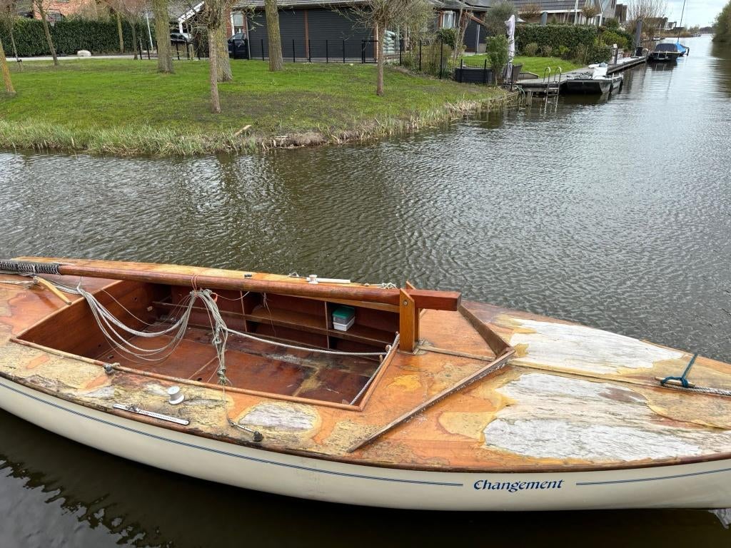 Open zeilboot, type Flytour, Watersport en Boten, Open zeilboten, Gebruikt, Overige merken, Overige typen, Polyester, Dekzeil