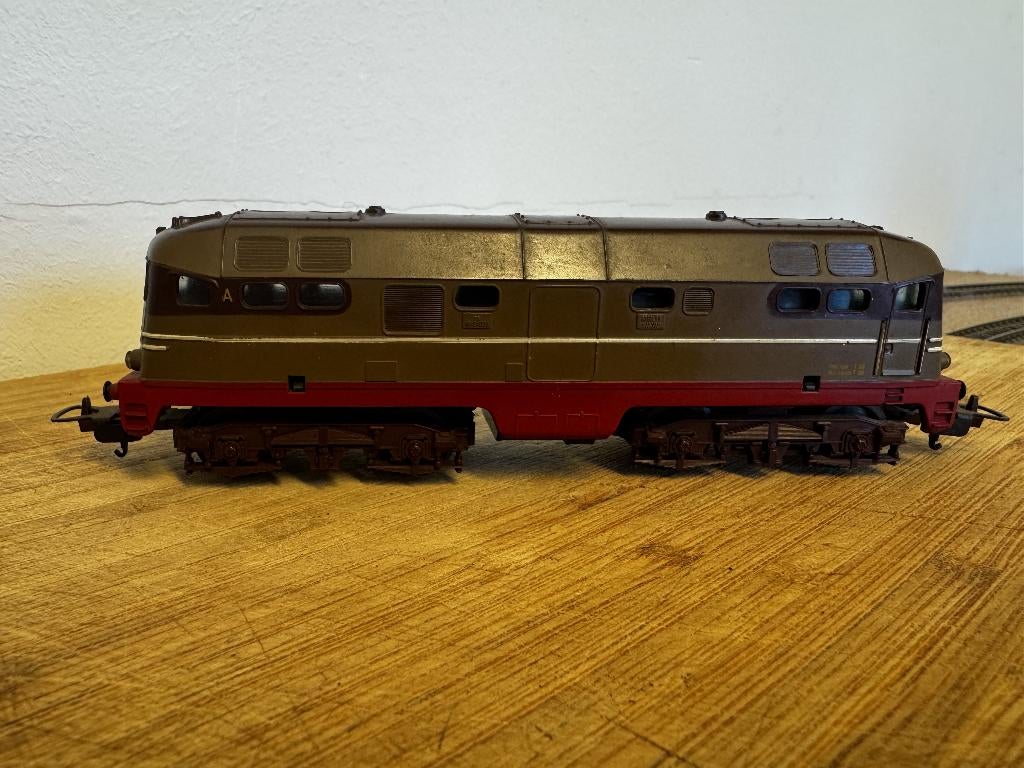 Modeltrein locomotief FS D.342 (Lima) – H0 – werkend, Gebruikt, Ophalen of Verzenden, Analoog, Lima