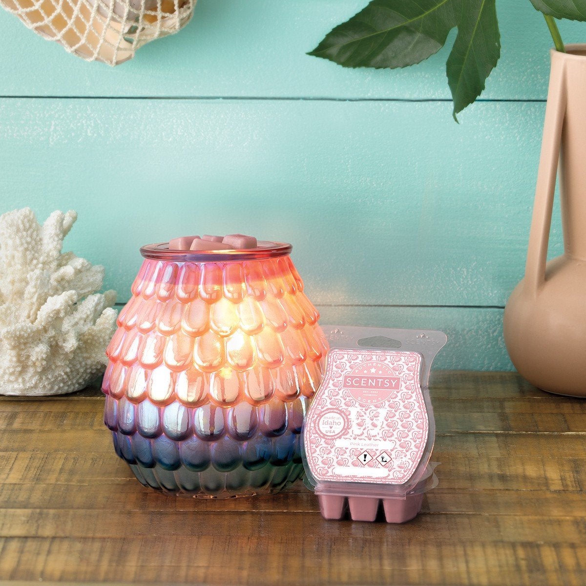 Scentsy warmer Rainbow Lagoon NIEUW €39, Ophalen of Verzenden, Nieuw
