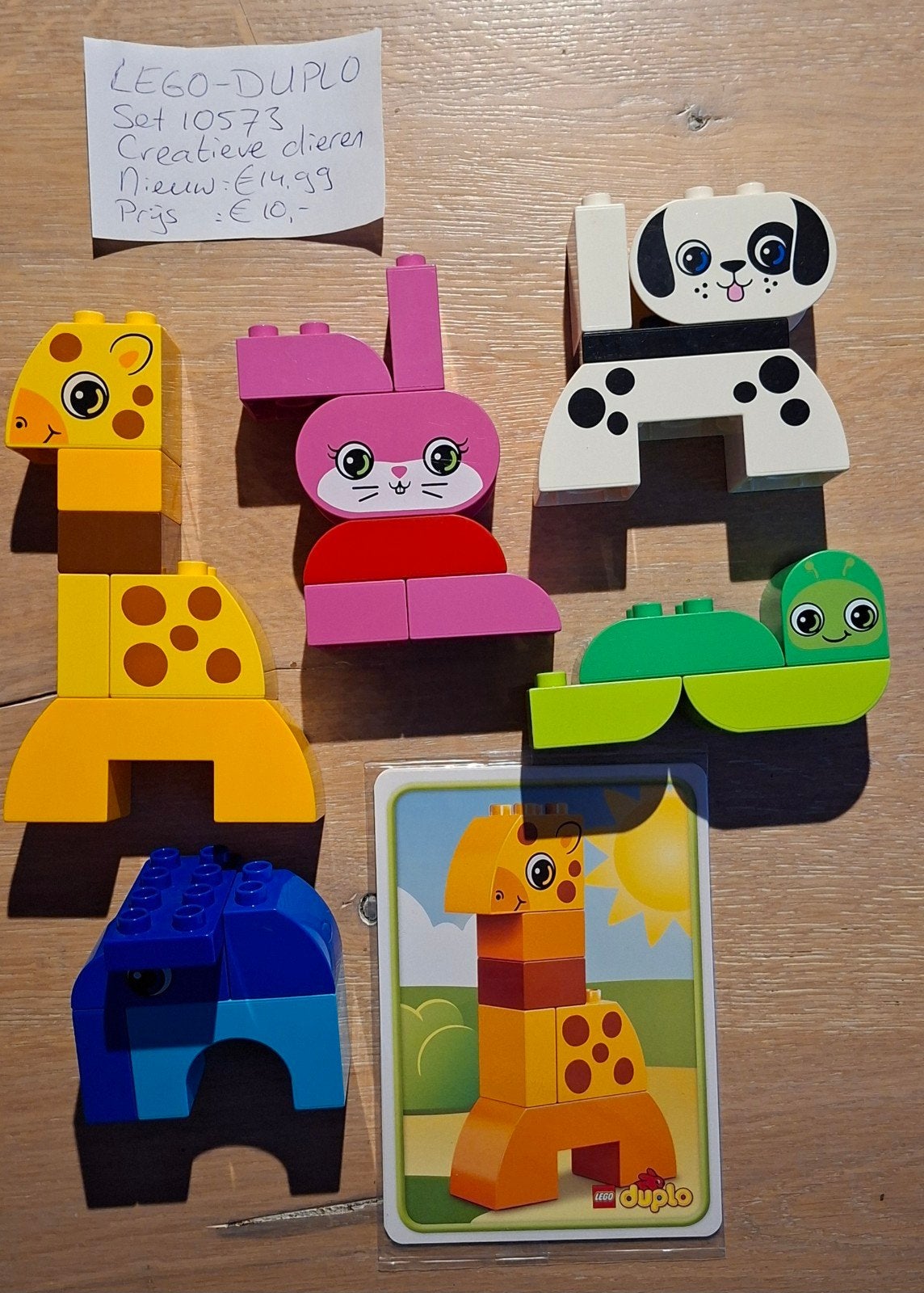 DUPLO set 10573 compleet met instructiekaarten, Inclusief instructies, Ophalen of Verzenden, Zo goed als nieuw, Duplo