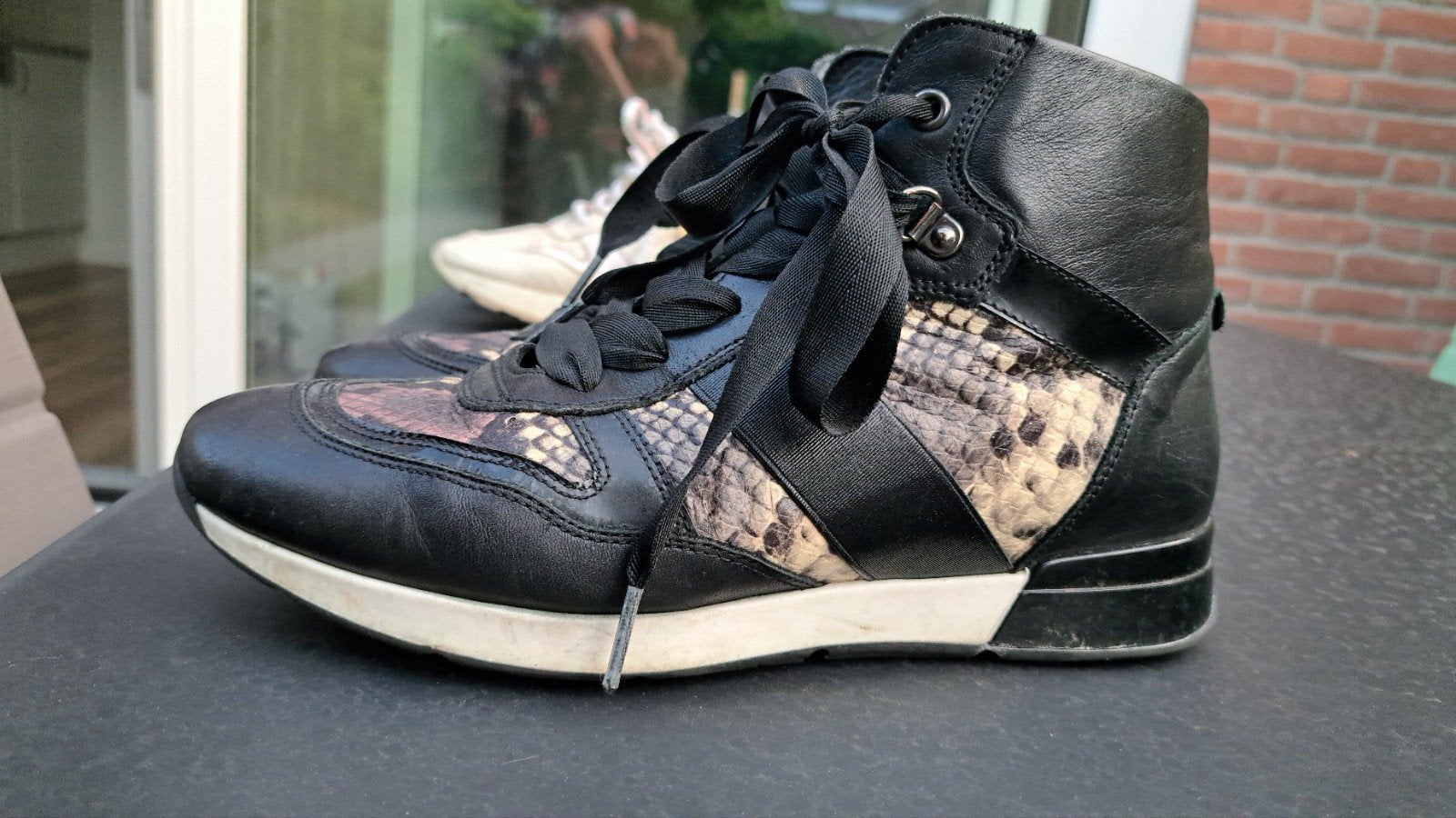 hoge sneakers DL Sport, Zwart, Ophalen of Verzenden, Sneakers of Gympen, Gedragen