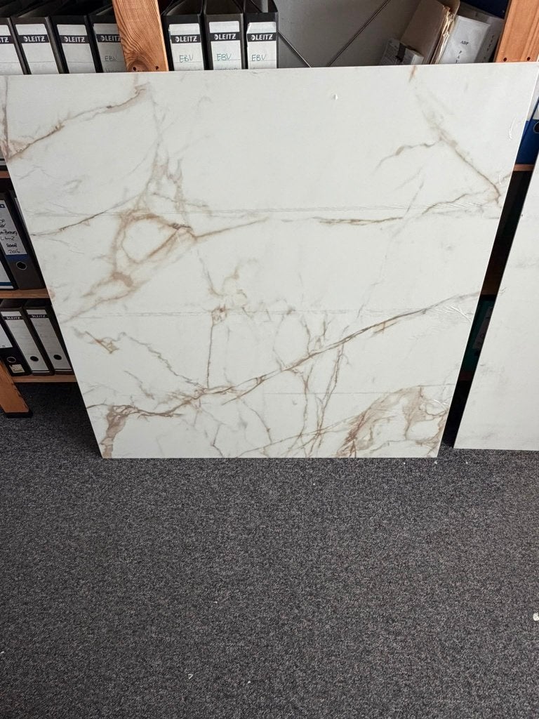 Porcelanosa Calacatta gold 120 x120, 60 cm of meer, 60 cm of meer, Nieuw, Ophalen of Verzenden
