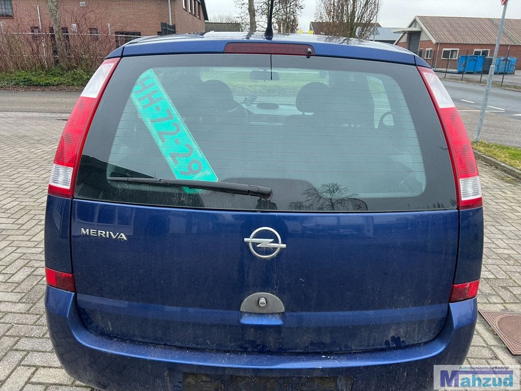 OPEL MERIVA A Blauw Z21B achterklep 2003-2010, Gebruikt, Deur, Opel Automobile GmbH, Ophalen of Verzenden