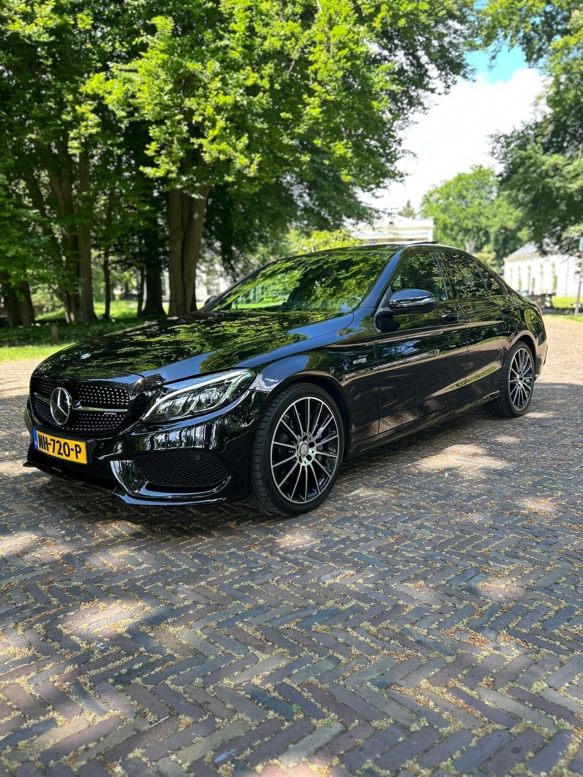 Mercedes-Benz C-Klasse C43 / 450 3.0 270KW 4MATIC, Auto's, Mercedes-Benz, 1800 kg, Zwart, 367 pk, Vierwielaandrijving