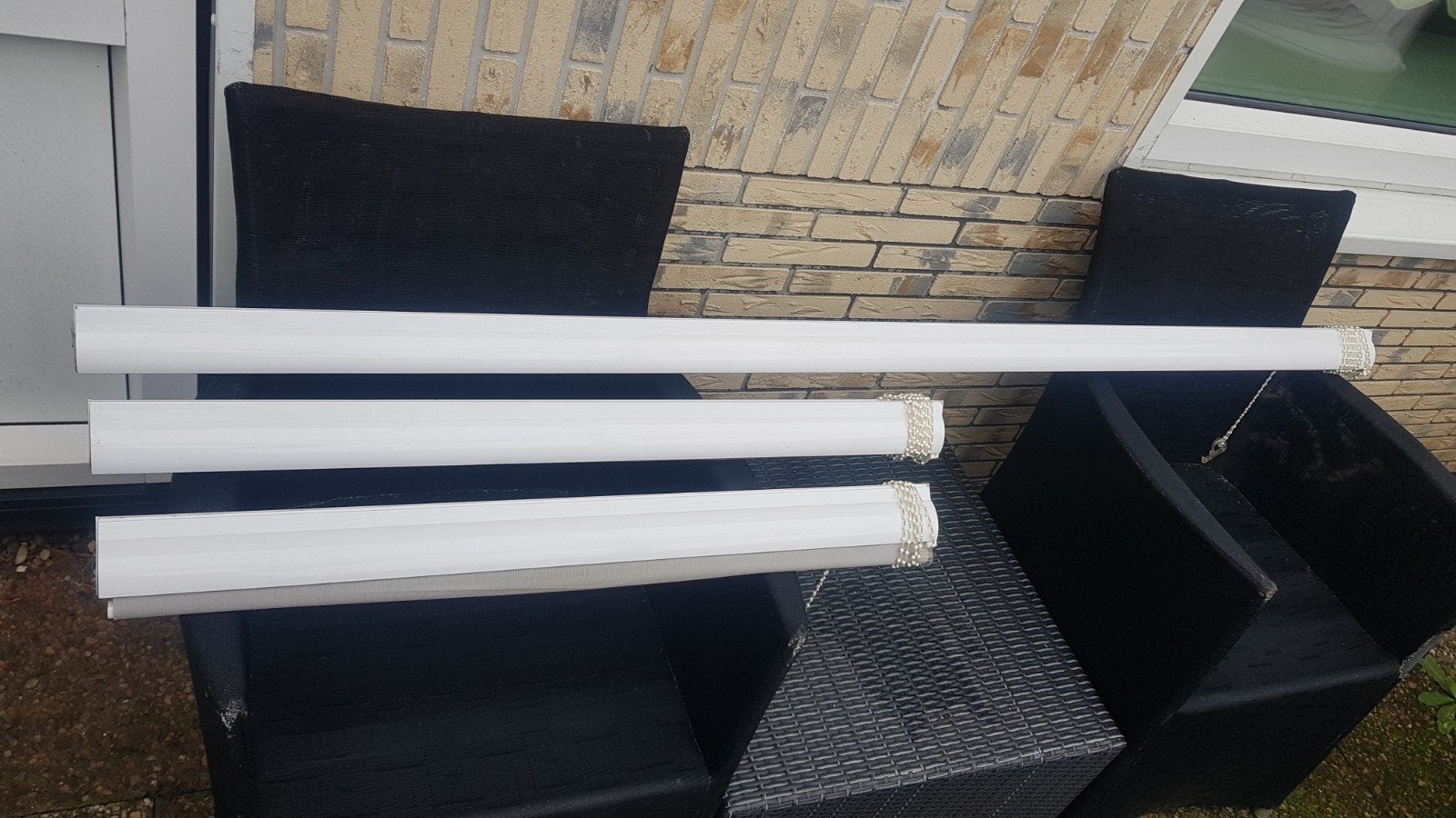 3x Mooi Duo Rolgordijn
Perfect vo, Ophalen, Wit, Gebruikt, Duo rolgordijn