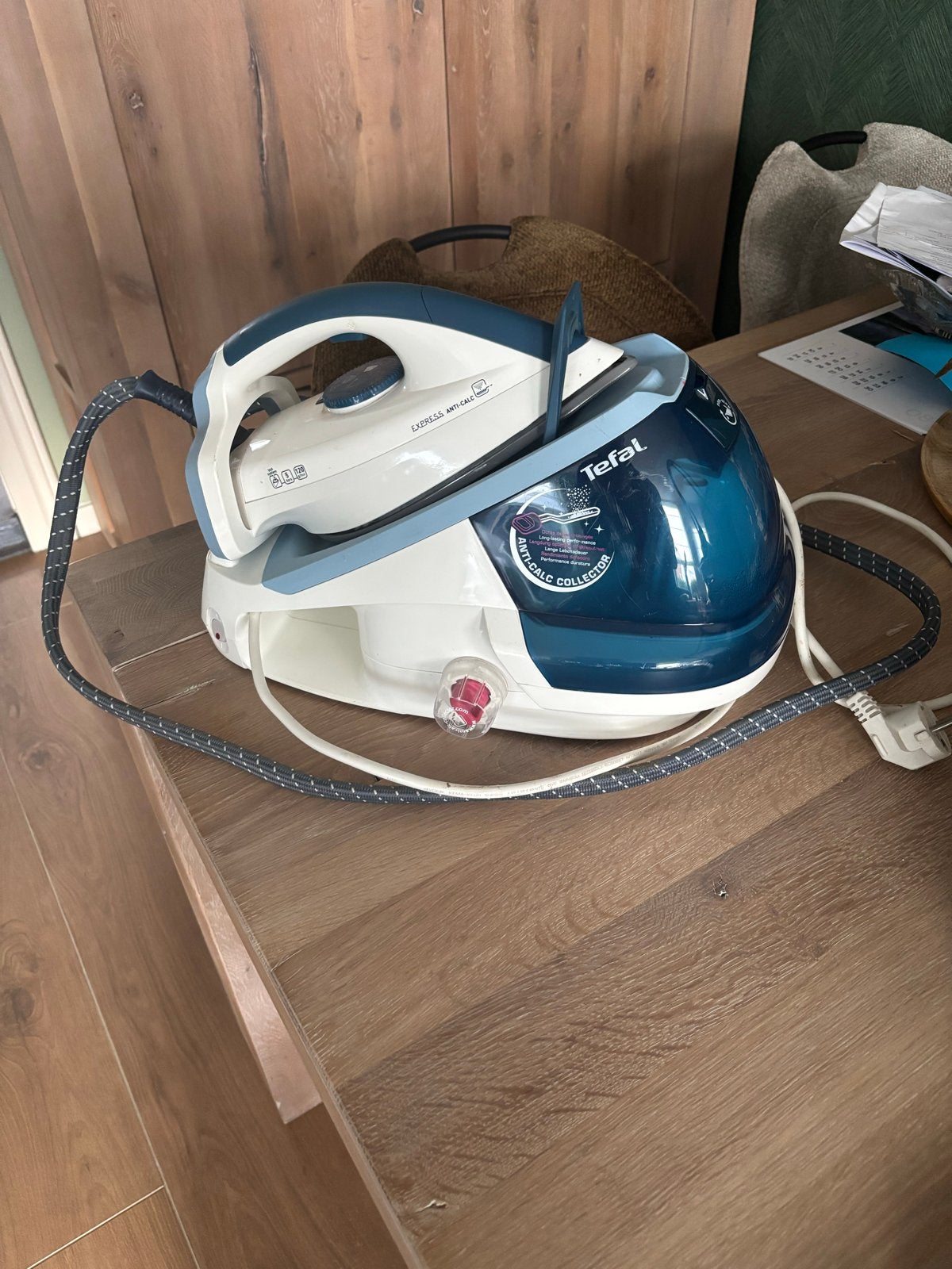 Tefal Express Anti-Calc Stoomgenerator Strijkijzer, Ophalen, Zo goed als nieuw, Strijkijzer met snoer