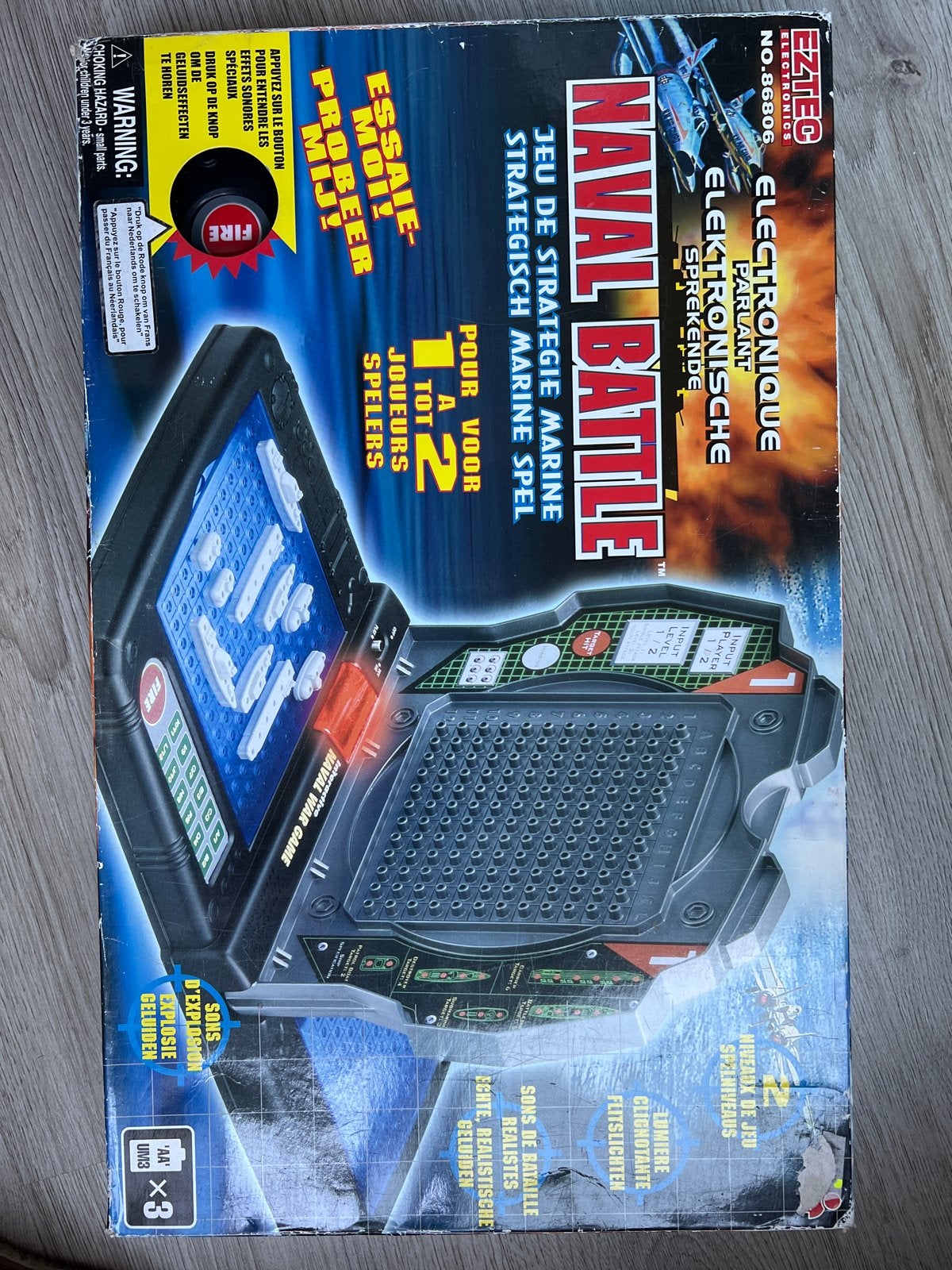 Elektronisch Zeeslag Spel - Naval Battle, Ophalen, Gebruikt, Jongen of Meisje