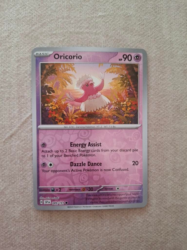 Oricorio 089/191 Surging Sparks, Ophalen of Verzenden, Zo goed als nieuw