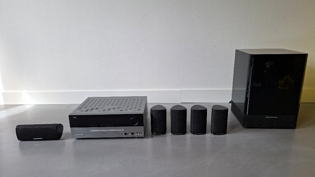 Harman Kardon Home cinema + Receiver – Zwart – Complete Set, Audio, Tv en Foto, Home Cinema-sets, 7.1-systeem, 70 watt of meer