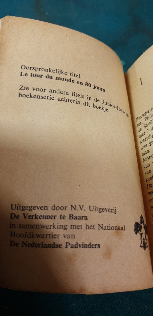 -	Boekje jules verne, Ophalen of Verzenden