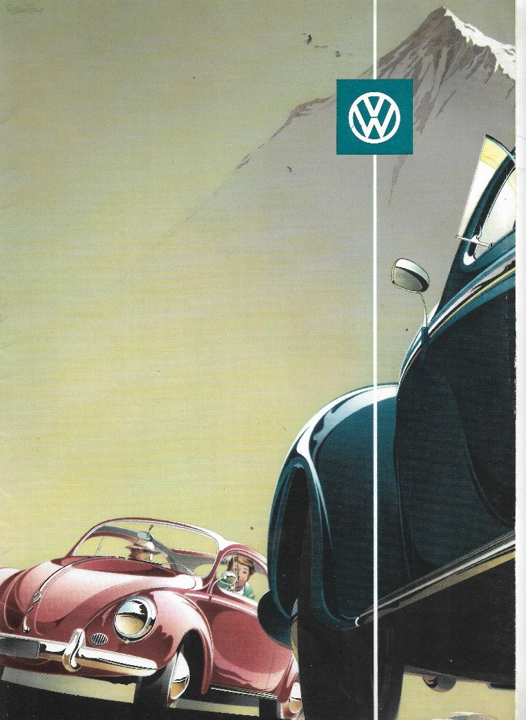 Brochure VW Volkswagen Kever Limousine en Kever, 1958 (NL), Volkswagen, Nieuw, Ophalen of Verzenden, Volkswagen
