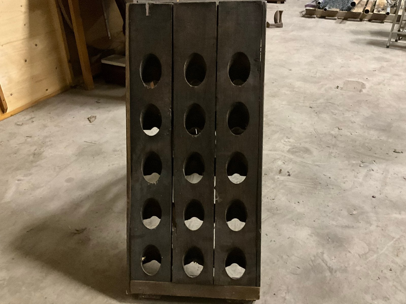 Houten wijnrek voor 2x15 flessen - Gebruikt, Ophalen, Gebruikt, 15 tot 25 flessen, 75 – 100