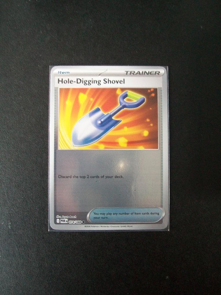 9305. Nieuwe Pokemon Kaart Holofoil HOLE DIGGING SHOVEL, Verzenden, Nieuw, Losse kaart, Foil