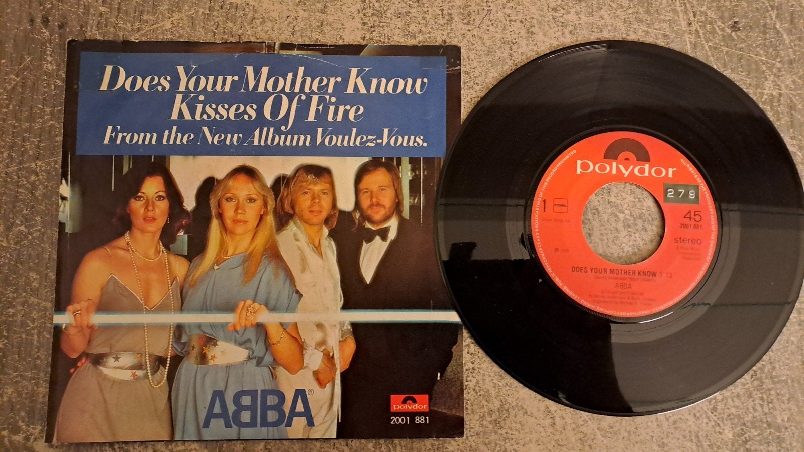 Abba  - does your mother know, Cd's en Dvd's, Vinyl Singles, Gebruikt, 7 inch, Pop, Fotohoes