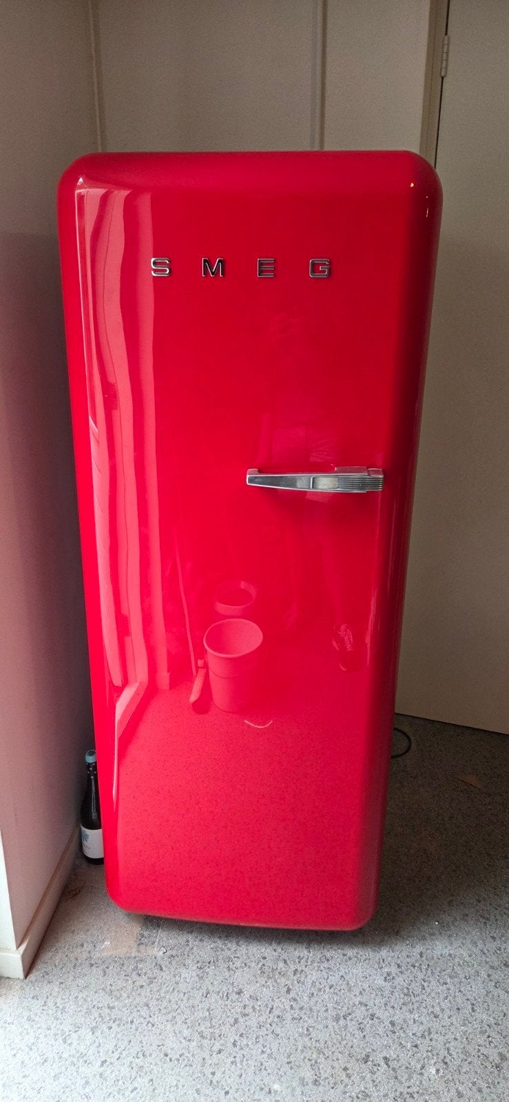 SMEG koelkast FAB28LRD5 met vriesvak ROOD, Witgoed en Apparatuur, Koelkasten en IJskasten, Ophalen, 200 liter of meer, 160 cm of meer