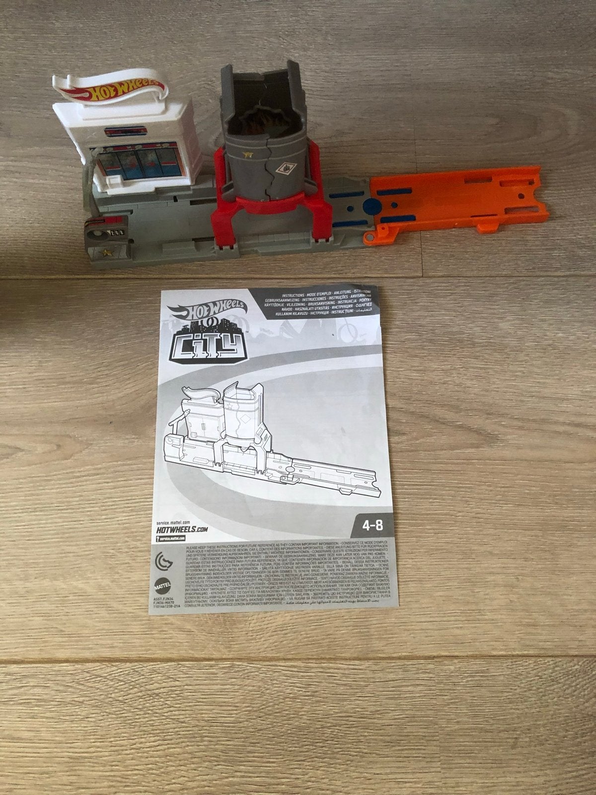 Hot Wheels City Uitbreidingsset - Garage en Werkplaats, Kinderen en Baby's, Speelgoed | Speelgoedvoertuigen, Ophalen of Verzenden