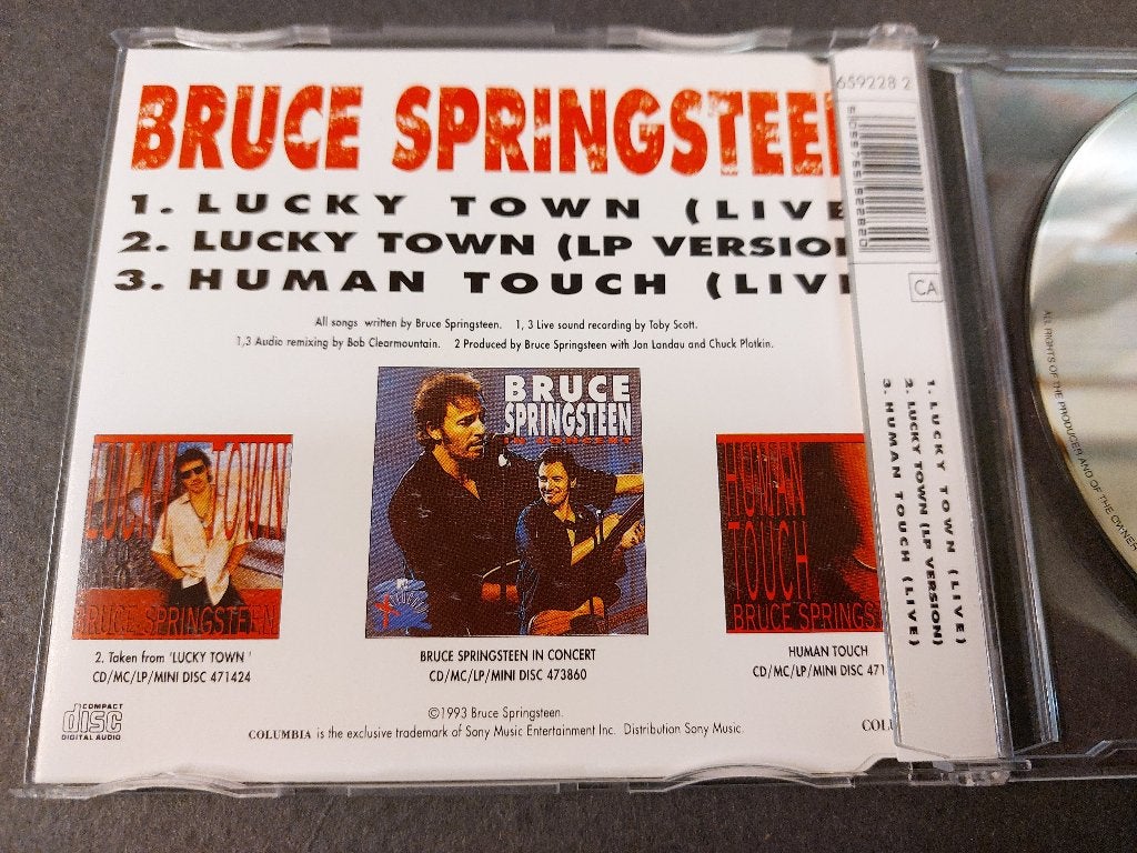 Bruce Springsteen CD-SINGLE Lucky Town LIVE NIEUW 1993, Verzenden, Nieuw in verpakking, Pop