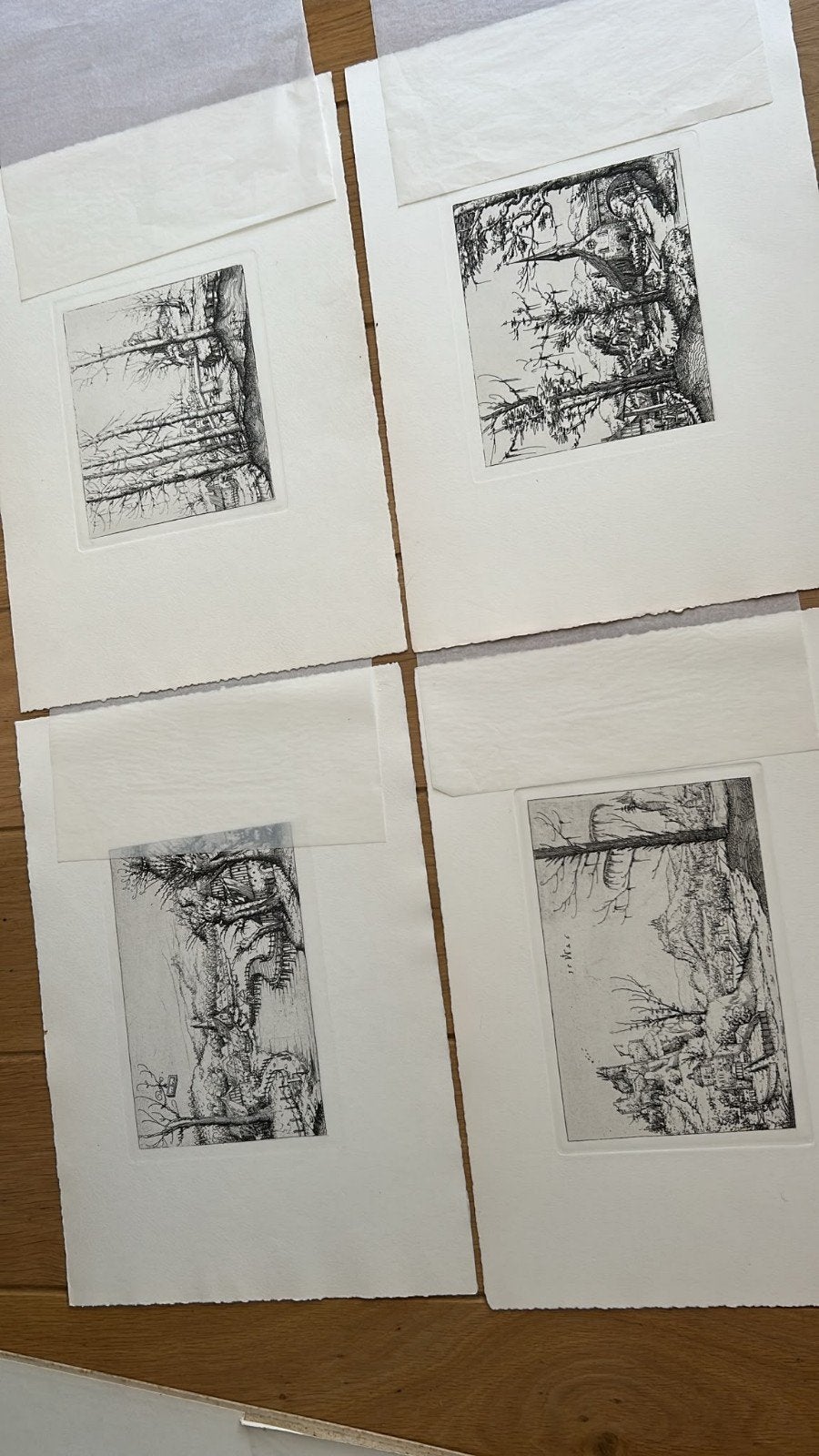 Diverse etsen, Antiek en Kunst, Kunst | Etsen en Gravures, Ophalen of Verzenden