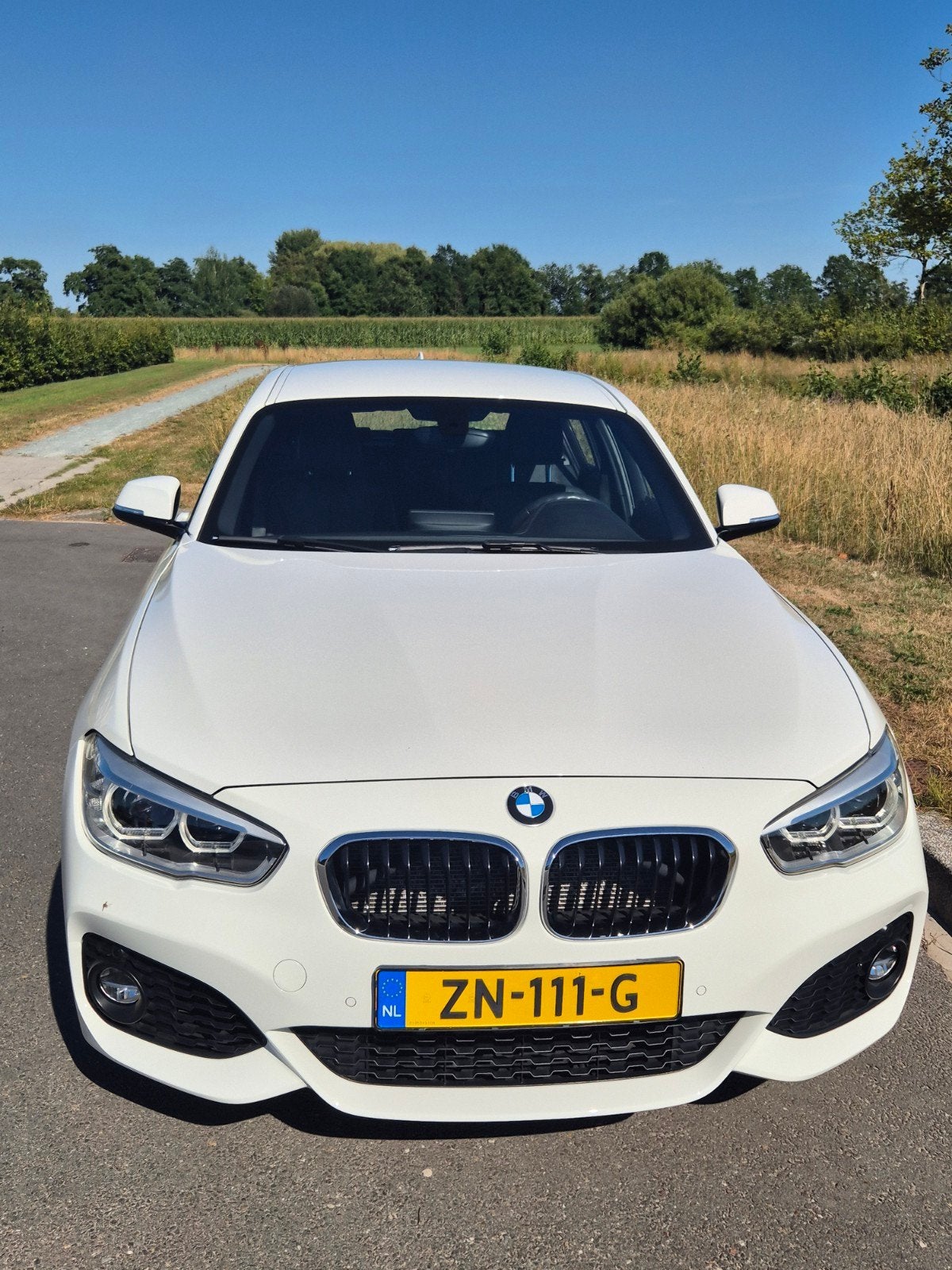 Zeer nette BMW  118i 1.5  Executive M Sport 136pk 2019, 1280 kg, Wit, Origineel Nederlands, Particulier