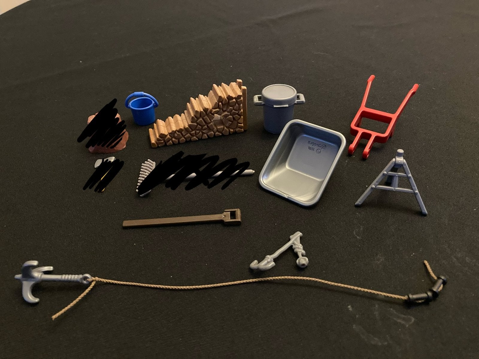 Playmobil houtblok ed…, Ophalen of Verzenden, Zo goed als nieuw