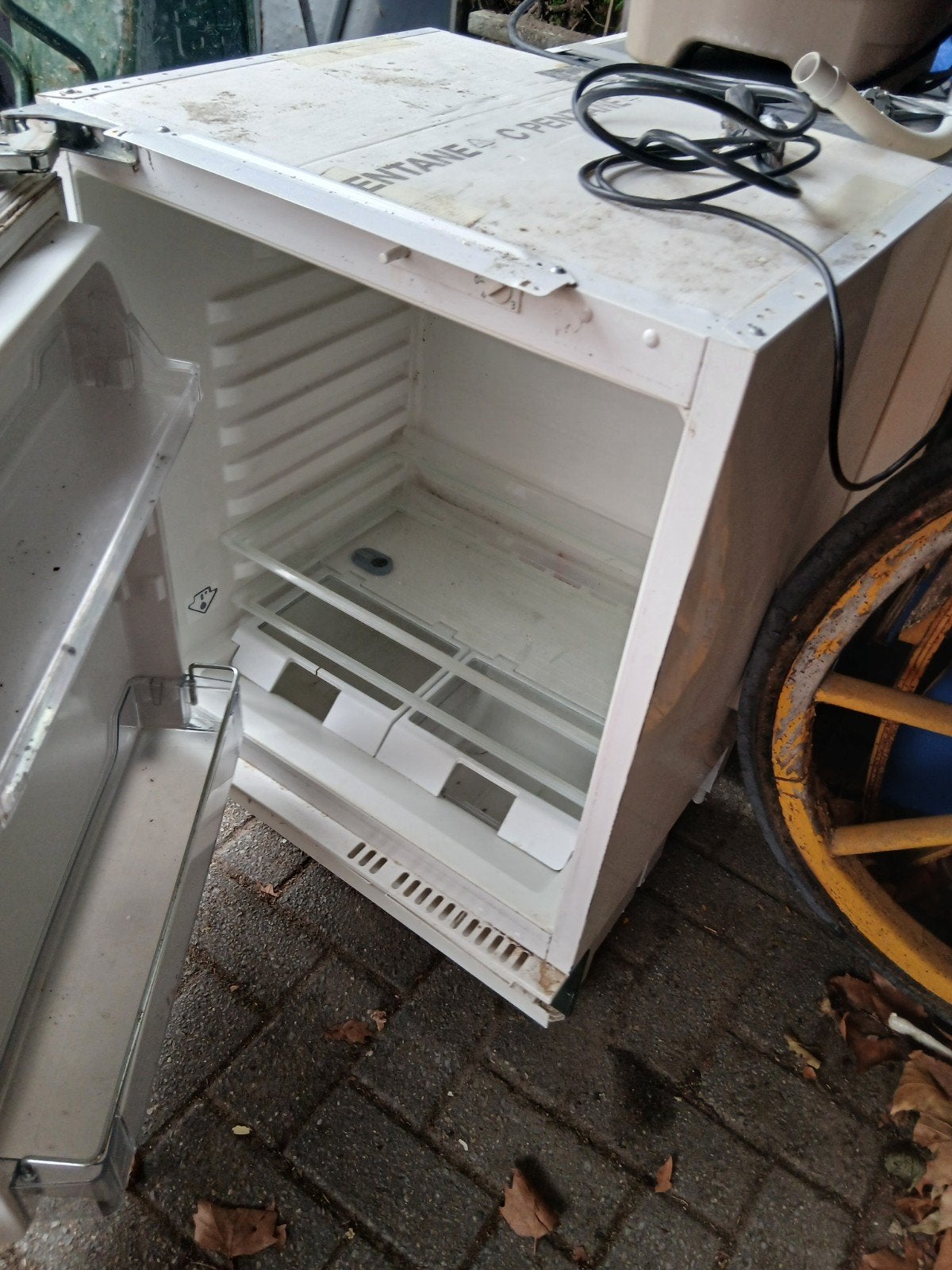 Inbouw koelkast., Ophalen, Gebruikt, Minder dan 85 cm, Inbouw