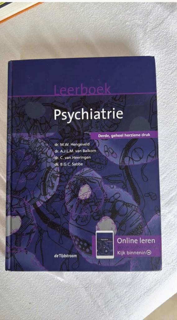 Leerboek psychiatrie, Nieuw, Diverse auteurs, Beta, HBO