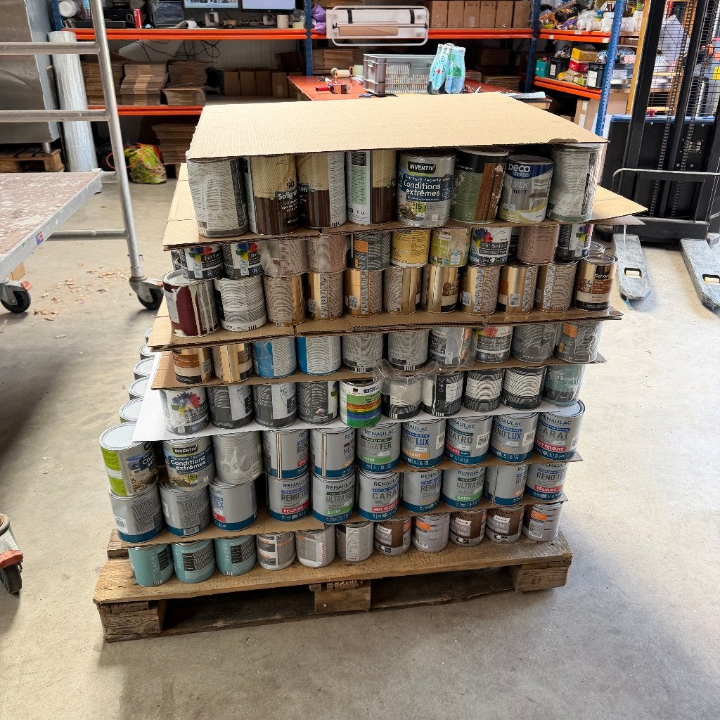 PARTIJ 583x Verf, Lak, Vernis van Perfection, Toom, Sencys, Ophalen, Wit, Nieuw, 20 liter of meer