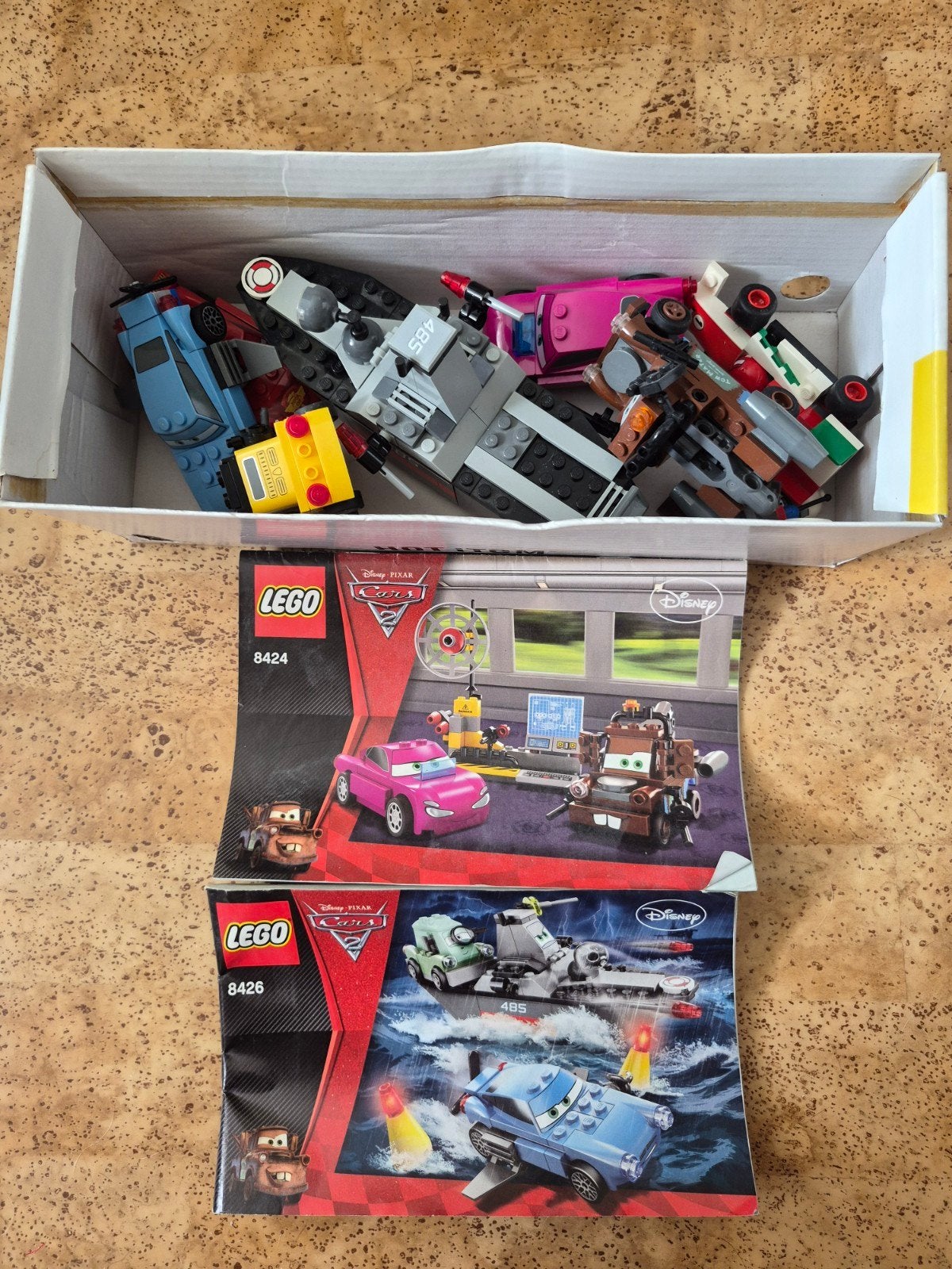 LEGO Disney Cars sets 8206, 8423, 8424,8426,  (zonder doos), Ophalen of Verzenden