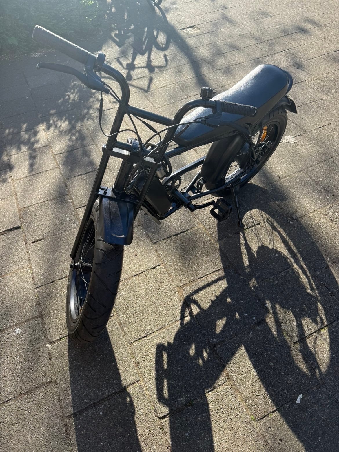 Stoere Fatbike E-bike - Zwart, Zo goed als nieuw, Fietsen en Brommers, Elektrische fietsen, Overige merken, Ophalen of Verzenden