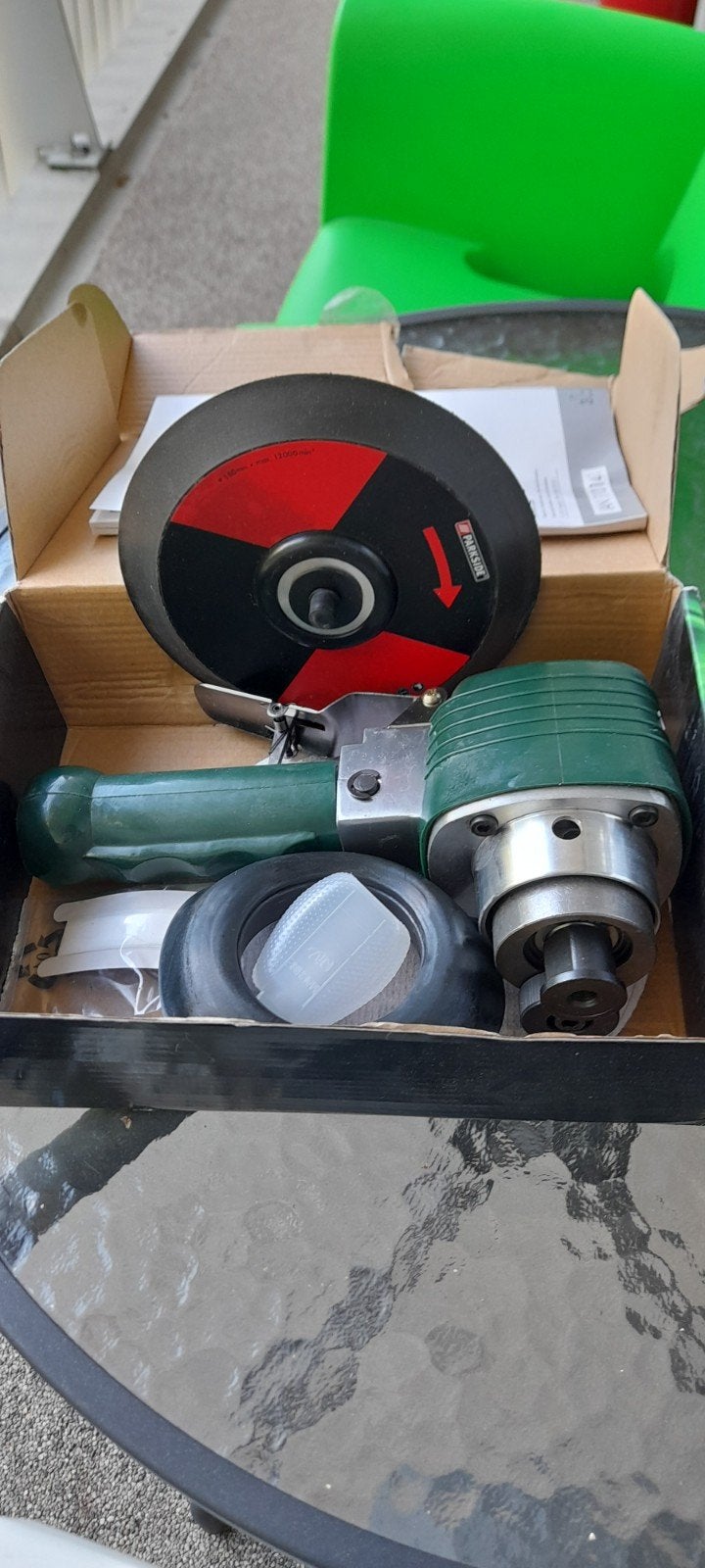 Lucht schuurmachine, Doe-het-zelf en Verbouw, Gereedschap | Schuurmachines, Ophalen, Nieuw, Minder dan 600 watt, Excentrische schuurmachine