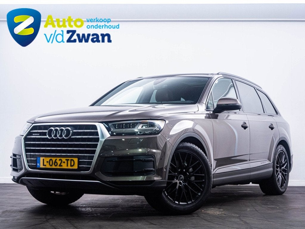 Audi Q7 3.0 TFSI quattro S-Line Trekhaak|Pano|Alcantara!, Auto's, Audi, Bedrijf, Te koop, Q7, 4x4, ABS, Achteruitrijcamera, Airbags