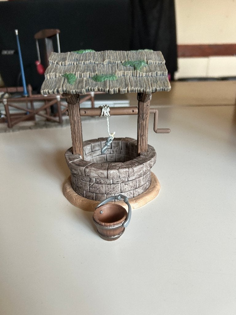 Schleich middeleeuwse waterput aanvulling ridder kasteel, Ophalen of Verzenden, Zo goed als nieuw