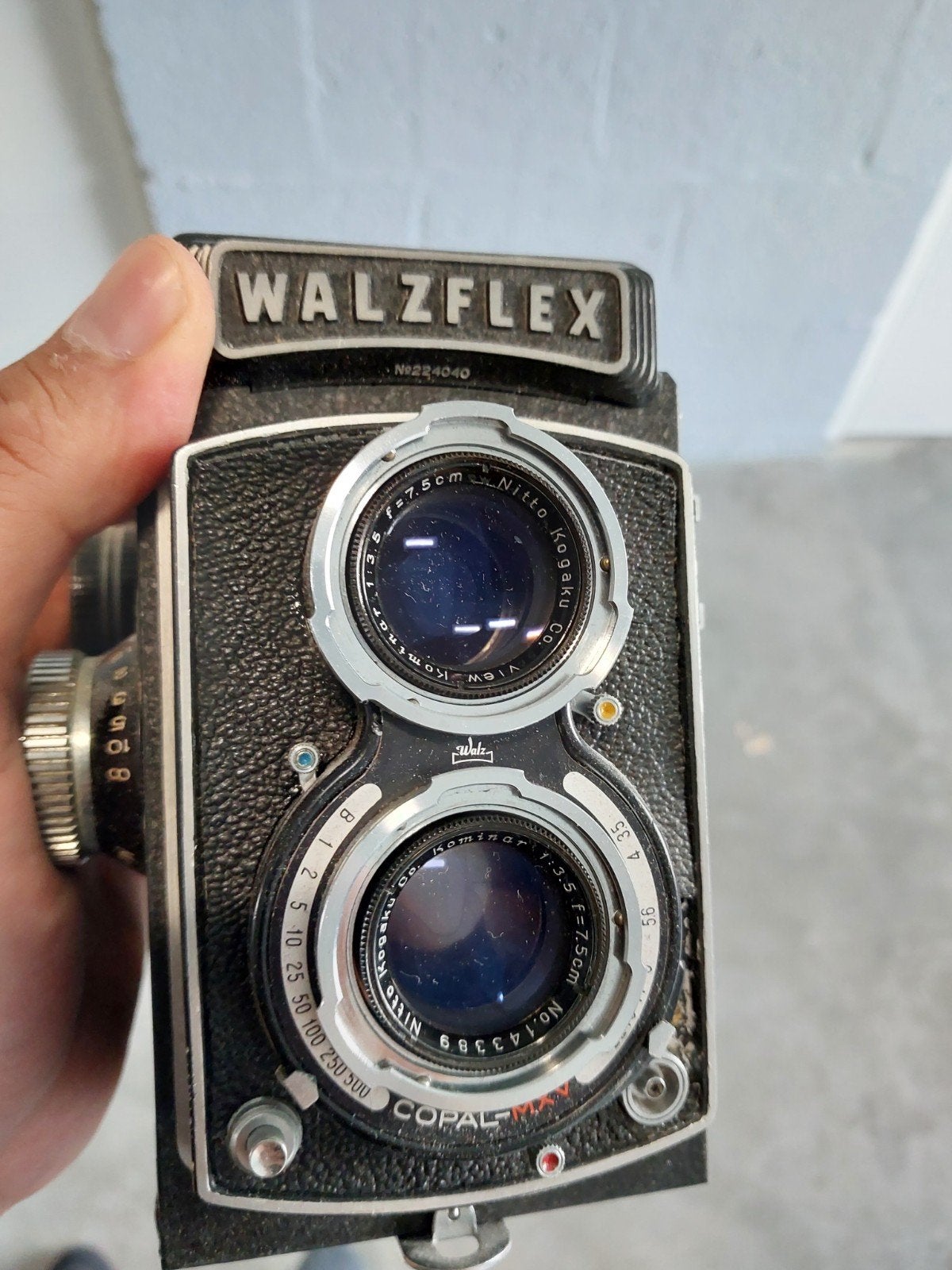 Walzflex TLR Camera - Vintage Fotocamera, Ophalen of Verzenden, Compact, Overige Merken