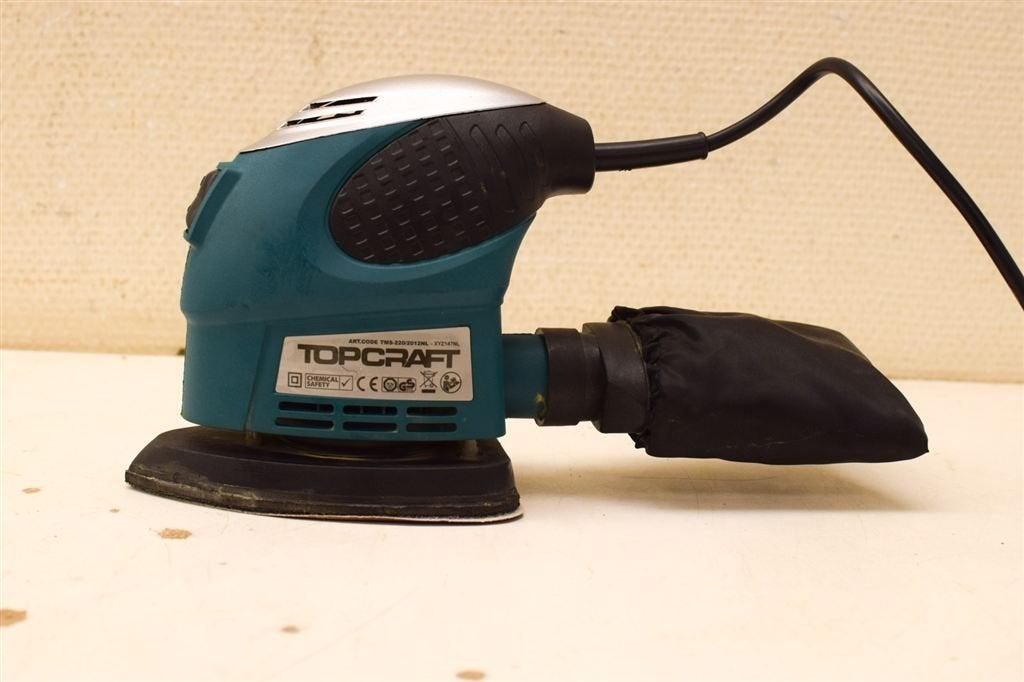 Topcraft Schuurmachine 49609, Ophalen of Verzenden, Gebruikt, 1200 watt of meer, Vlakschuurmachine