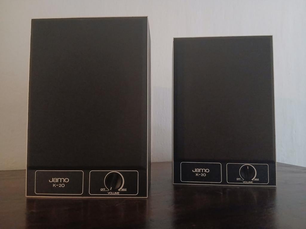 Mooie zeldzame vintage JAMO K-20 speakers nieuwstaat, Audio, Tv en Foto, Luidsprekers, Verzenden, Zo goed als nieuw, Minder dan 60 watt