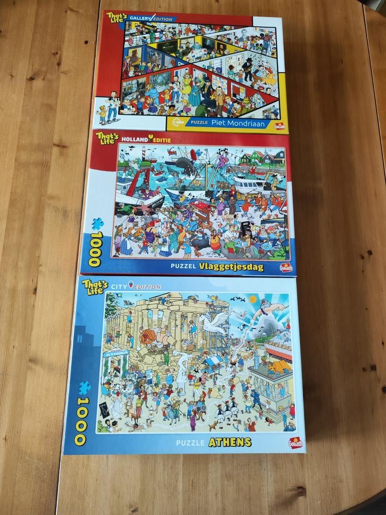 Legpuzzels "that's life", Ophalen, 500 t/m 1500 stukjes, Zo goed als nieuw