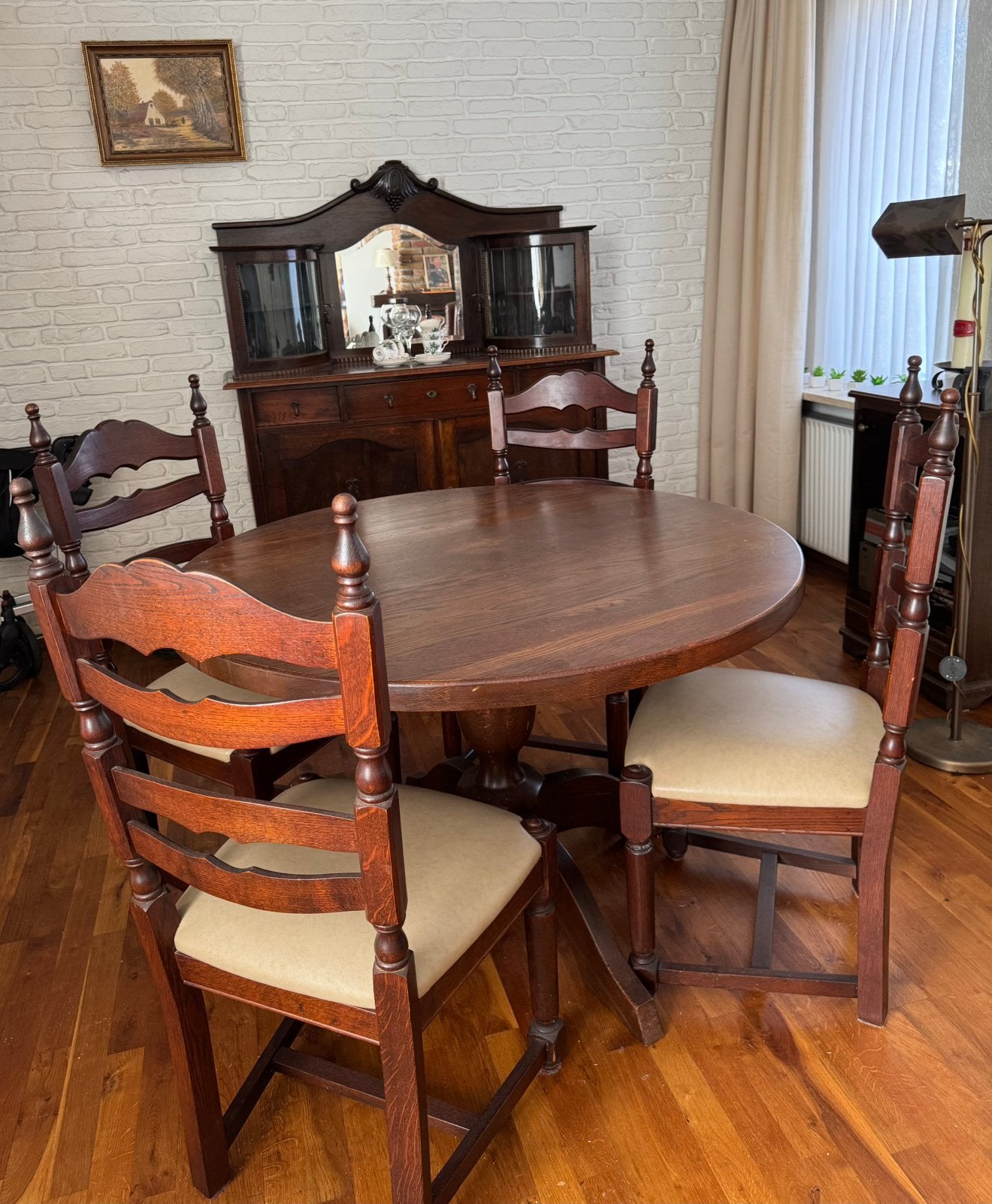 Meubels eetkamer, Huis en Inrichting, Ophalen, Gebruikt, 4 tot 6 stoelen