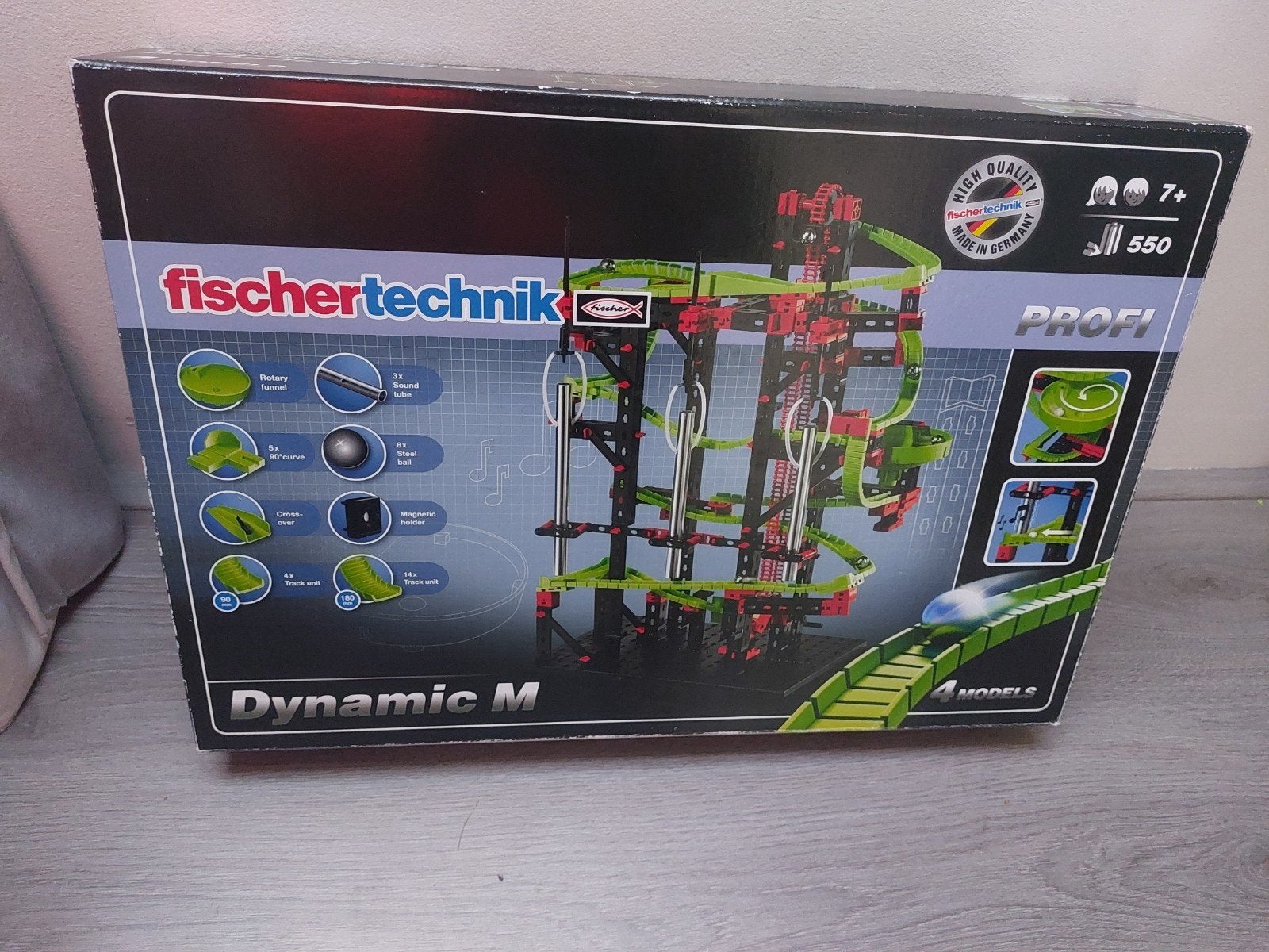Fischertechnik PROFI Dynamic M Knikkerbaan, Ophalen, Nieuw, Jongen of Meisje
