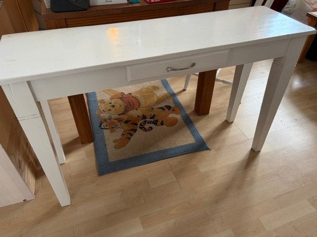 side table, Huis en Inrichting, Tafels | Sidetables, Ophalen, Gebruikt, 100 tot 150 cm, Hout tijdloos