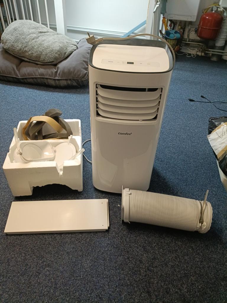 Comfee Mobiele Airco 7000 BTU - Energieklasse A, Witgoed en Apparatuur, Airco's, Ophalen, Gebruikt, Minder dan 60 m³, 3 snelheden of meer