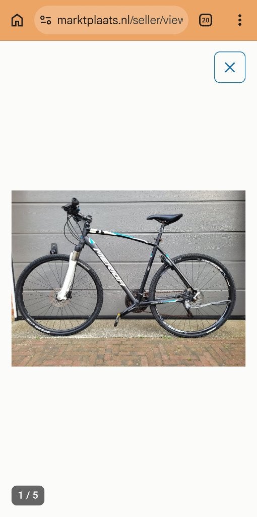 Merida herenfiets, Ophalen, Gebruikt, Meer dan 20 versnellingen, Overige merken