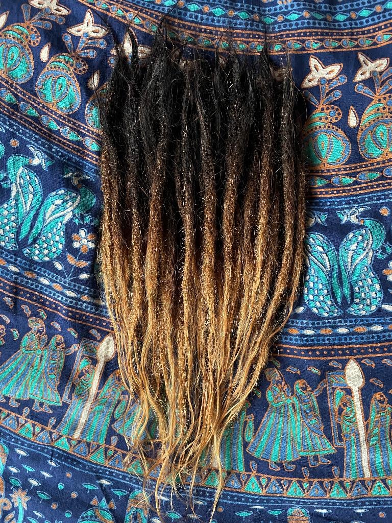 Verschillende human hair dread extensions te koop!, Ophalen of Verzenden, Nieuw, Pruik of Haarverlenging