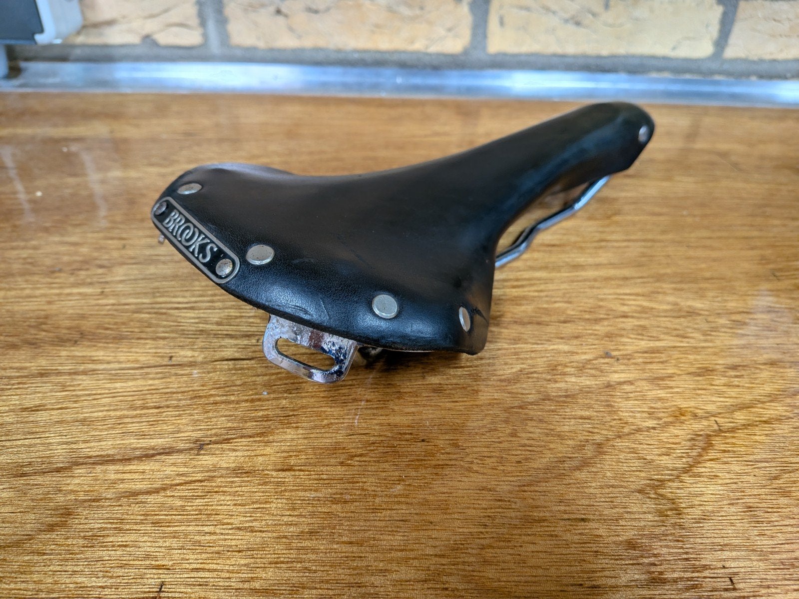 Brooks B15 Swallow zadel, Mountainbike, Gebruikt, Leer, Ophalen of Verzenden