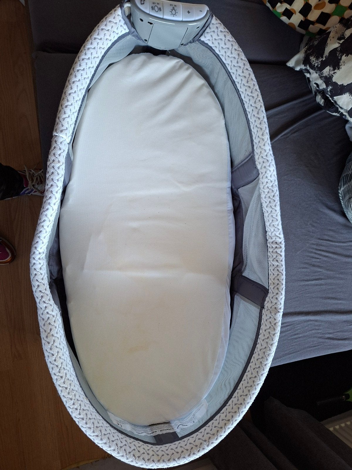 Bo Jungle Reiswieg/Co-sleeper met Licht en Geluid, Ophalen, Zo goed als nieuw, Reisbedje