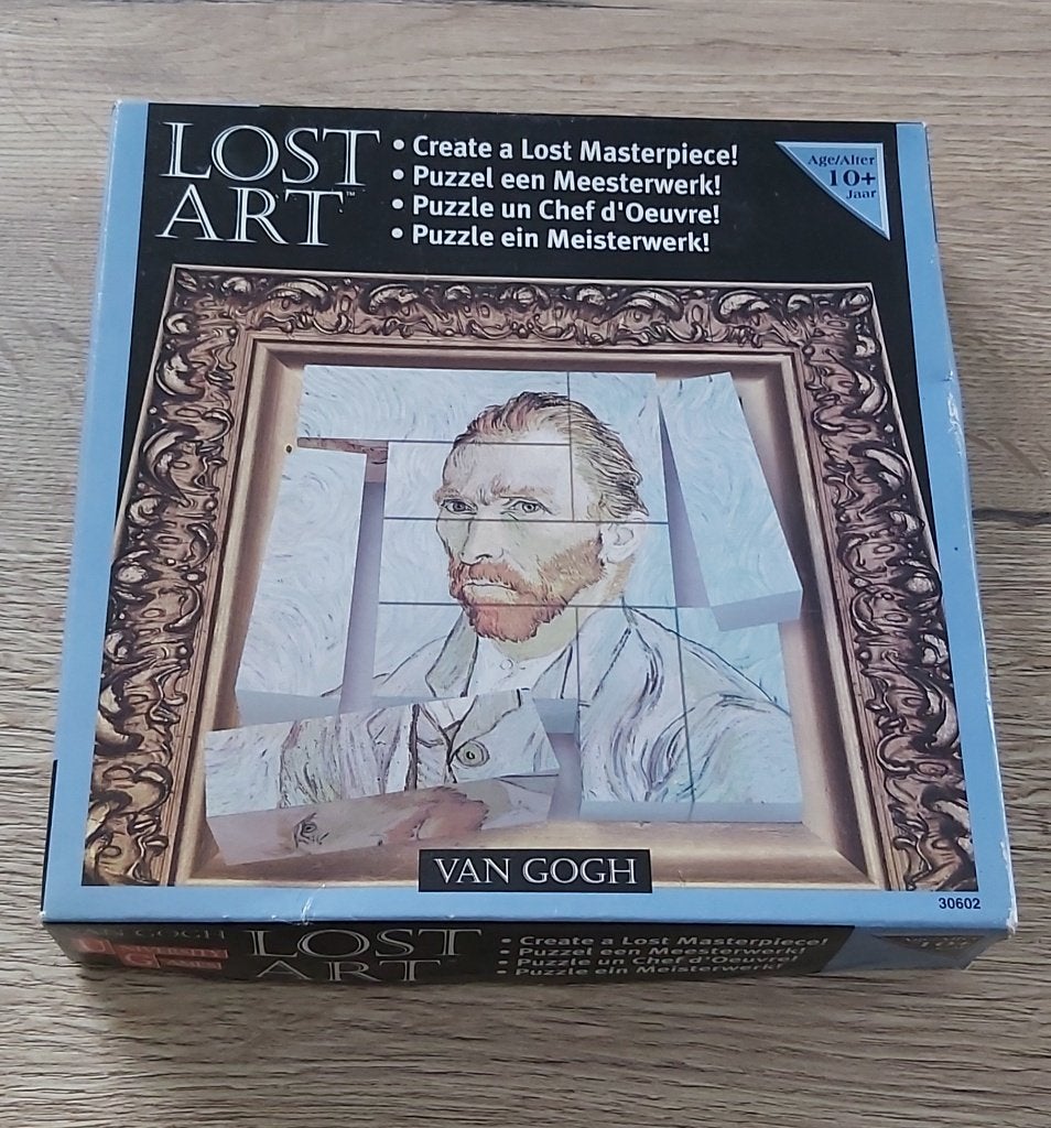 Vintage Puzzel Een Meesterwerk Van GOGH University 1998., Ophalen of Verzenden, Minder dan 500 stukjes, Gebruikt, Overige typen