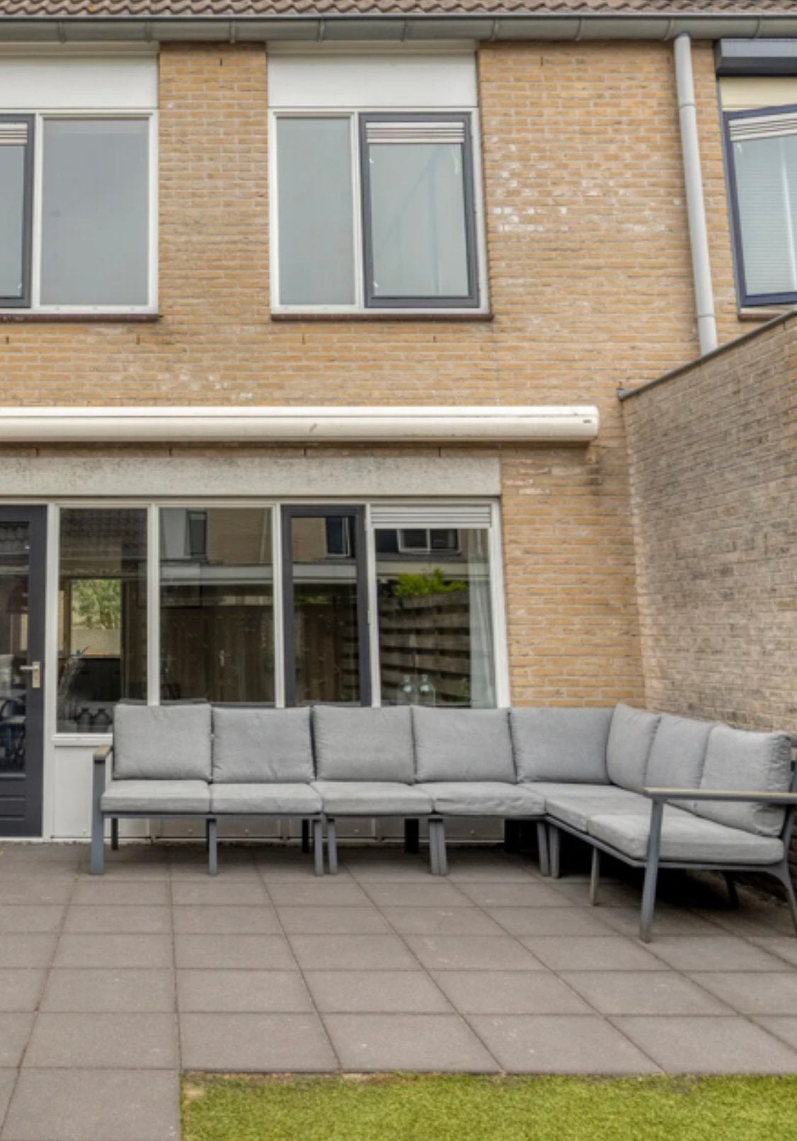 Loungeset, Tuin en Terras, Tuinsets en Loungesets, Ophalen, Gebruikt, Aluminium, Loungeset