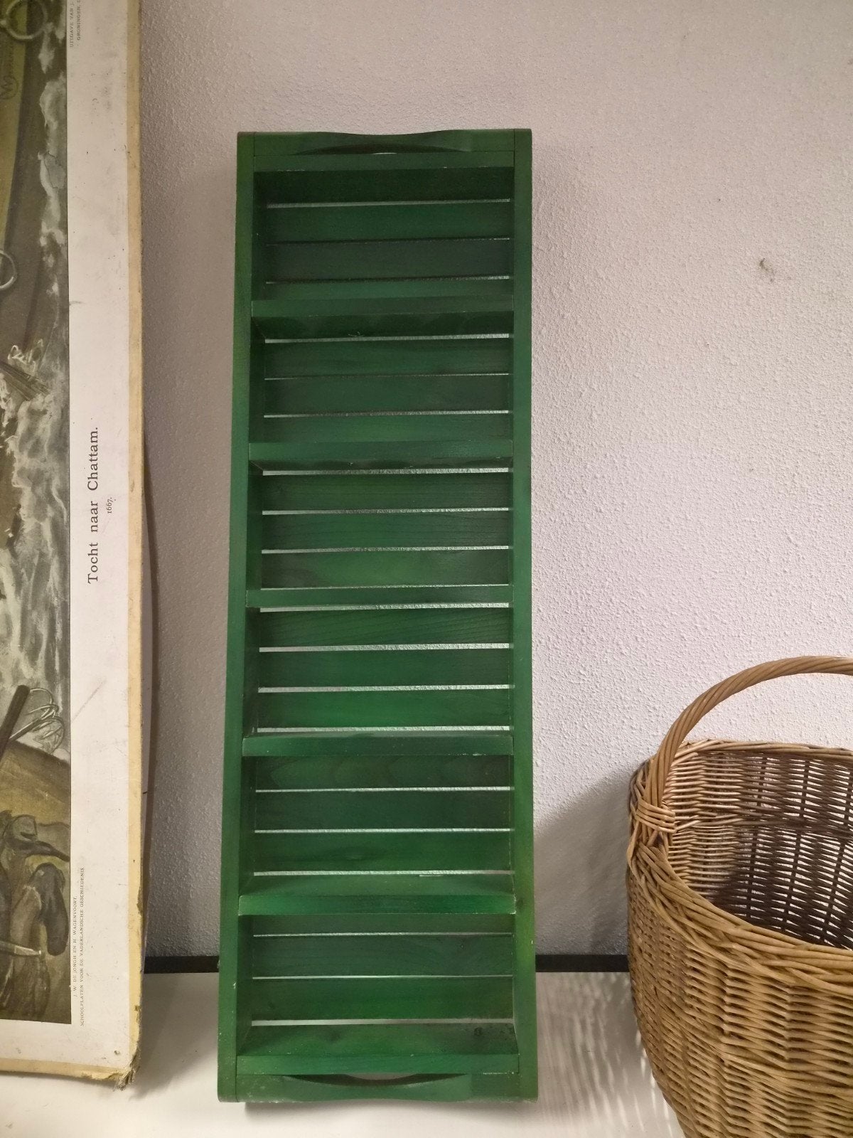 Groene stenenmal / sorteerbak, Antiek en Kunst, Ophalen of Verzenden