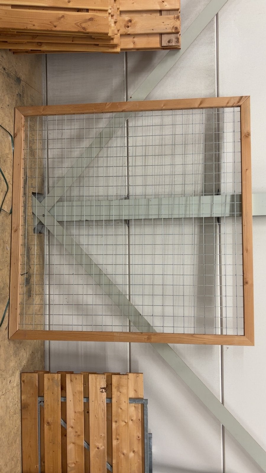 Gaas scherm douglass 180x180, Ophalen, 1 tot 2 meter, Minder dan 3 meter, Nieuw